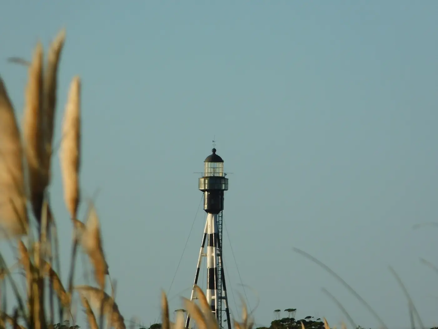 Faro San Antonio entre pastizales